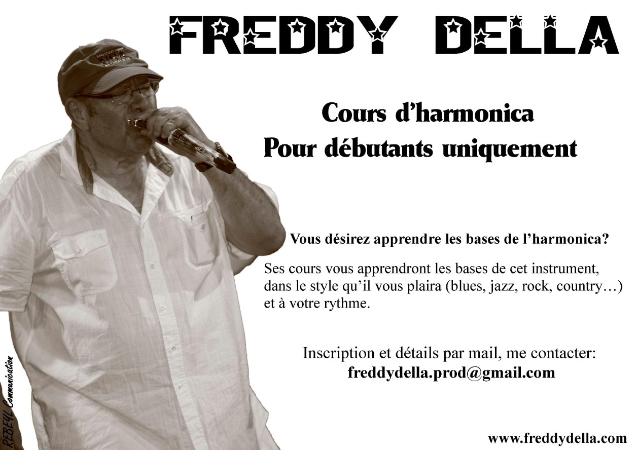Freddy Della-Cours d'harmonica